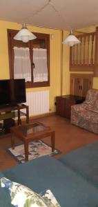 Posezení v ubytování Casa Rural Izarrak