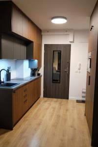 Köök või kööginurk majutusasutuses Panorama800 - Apartamenty Cameo Szklarska Poręba