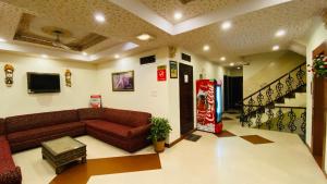 The lobby or reception area at Hotel Classic Inn Jaipur
