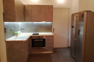 Kuchyň nebo kuchyňský kout v ubytování Dimitrios Loft Apartment
