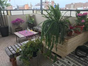 Un balcón o terraza de Tamaris Hotel