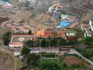 Letecký snímek ubytování Casa Yanes Casas Rurales