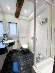 Koupelna v ubytování Hotel am Malerwinkel