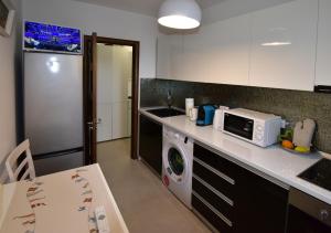 コンスタンツァにあるCentral Park Apartmentのキッチン(電子レンジ、食器洗い機付) +10枚の写真