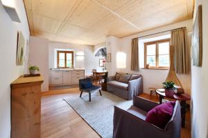 Posezení v ubytování Casa Piganò