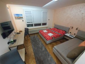 TV a/nebo společenská místnost v ubytování Apartman DoDoLu