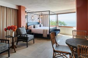 Postel nebo postele na pokoji v ubytování Hotel Luxury Patio Azul