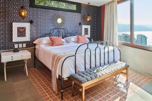 Postel nebo postele na pokoji v ubytování Hotel Luxury Patio Azul