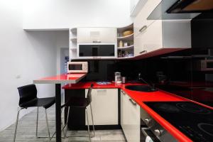Kuchyň nebo kuchyňský kout v ubytování Vanesia Boutique Apartment