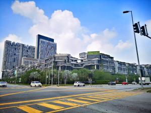 Nespecifikovaný výhled na destinaci Cyberjaya nebo výhled na město při pohledu z aparthotelu