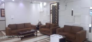A seating area at Hotel Sai Panchvati