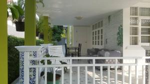 Balkón nebo terasa v ubytování Little home poolvilla