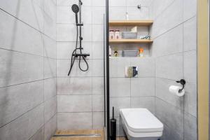 Kúpeľňa v ubytovaní Luxury Pilvax Studio