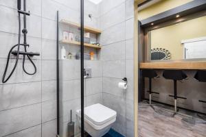 Kúpeľňa v ubytovaní Luxury Pilvax Studio