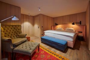 Postel nebo postele na pokoji v ubytování Boutique-Hotel Schmelzhof