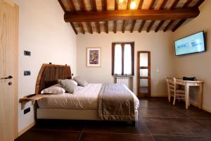 Borgo Degli Angeli Resort e Spa客房内的一张或多张床位
