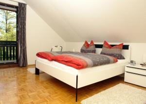 Letto o letti in una camera di Nickel Haus