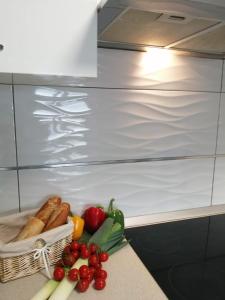Kuchyň nebo kuchyňský kout v ubytování Apartman Ivan
