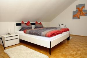 Letto o letti in una camera di Nickel Haus