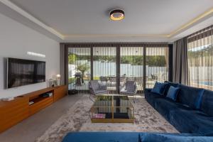 Χώρος καθιστικού στο Villa Eleven