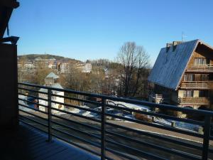 Balkón alebo terasa v ubytovaní Triventi Apartament Rajski