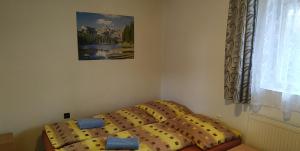 Llit o llits en una habitació de Dovolenkový dom s tromi spálňami