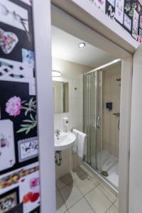 Koupelna v ubytování Hotel Onderbergen