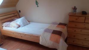 Posteľ alebo postele v izbe v ubytovaní Vakáció Apartman