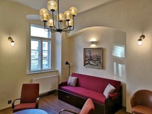 Posezení v ubytování Apartmány na Trojmezí, byt Markéta