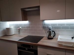 Η κουζίνα ή μικρή κουζίνα στο Apartament Kraków Arena No 76