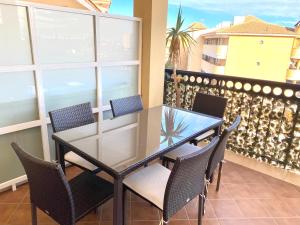 Balkón nebo terasa v ubytování Urbanización Mar de Canet, 2 dormitorios con piscina comunitaria, garaje y wifi