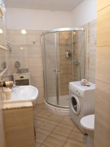 Koupelna v ubytování Apartament Na Wydmie