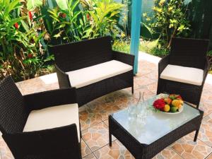 Posezení v ubytování Bungalows proche de la plage