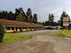 Byggnaden som motellet ligger i