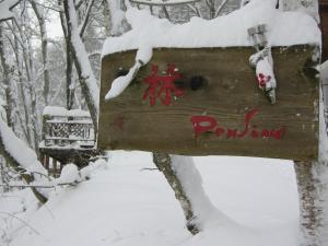 Hayashi Pension v zimě