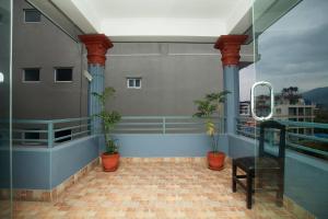 Un balcón o terraza en Hotel Bougainvillea