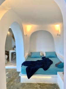 Postel nebo postele na pokoji v ubytování Hersonissos Andros