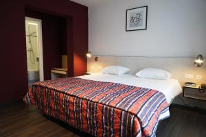 Voodi või voodid majutusasutuse Hotel Prins Boudewijn toas