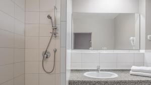 Koupelna v ubytování Hotel Göller