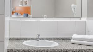 Koupelna v ubytování Hotel Göller