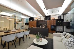 Loungen eller baren på Luxury Omaruru-Design-Apartment Deluxe