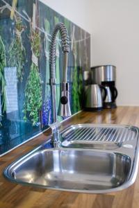 A kitchen or kitchenette at Ferienwohnung Aurora