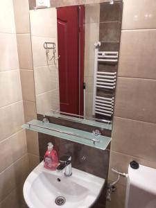 Koupelna v ubytování Fiesta Apartman