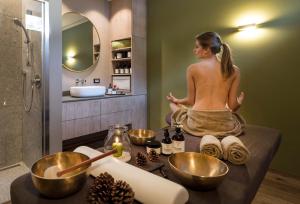 Lázně a/nebo wellness v ubytování Waldrast - Forestside Living