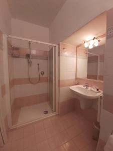 Koupelna v ubytování Al Vecchio Corso B&B