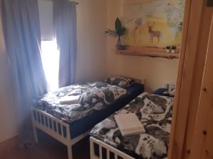 Кровать или кровати в номере B&B Camp Ängra