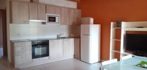 Kuchyň nebo kuchyňský kout v ubytování Apartaments del Llierca