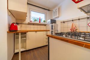 Kuchyňa alebo kuchynka v ubytovaní Apartamenty Lisowski CENTRUM Zborowskiego