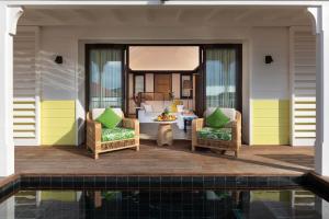 Posezení v ubytování Hôtel Barrière Le Carl Gustaf St Barth