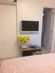 TV a/nebo společenská místnost v ubytování Apartamento no Condomínio Iberostate Praia do Forte